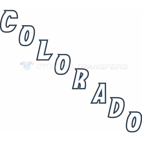 Colorado Avalanche Iron-on Stickers (Heat Transfers)NO.119